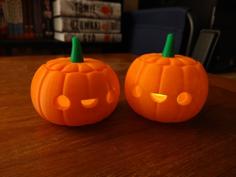 Cute Jack-O-Lantern Pumpkin 3D Printer Model