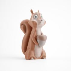 HUNGRY SQUIRREL 3D Printer Model