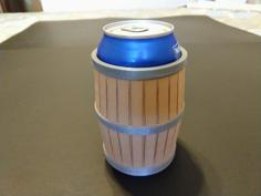 Soda Can Barrel Sleeve / Dice Cup 3D Printer Model