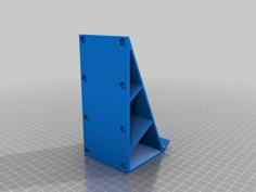 Parametric Phone Holder For Shelf Or Magnets 3D Printer Model