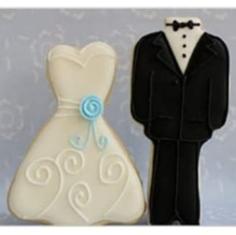 Wedding Tux/dress Cookie Cutters 3D Printer Model