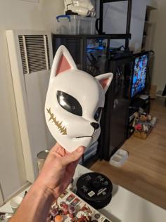 Sabito Mask With Scar 3D Printer Model