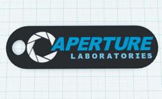 Aperture Science + Science Innovators Keychains 3D Printer Model