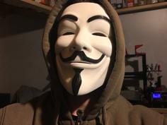 Anonymous Mask 3D Printer Model