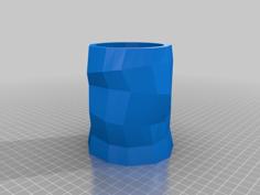 Jaggy Can Holder/Insulator 3D Printer Model