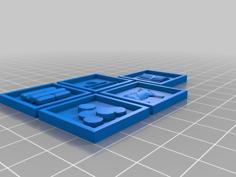 Catan Resource Tiles 3D Printer Model