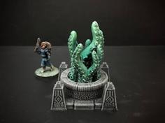 Delving Decor: Scrying Pool Alternate Inserts (28mm/Heroic Scale) 3D Printer Model