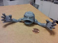 Geodude 3D Printer Model