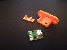 DB9 MicroUSB 3D Printer Model