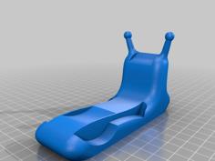 Snail Body With Eyes 3D Printer Model