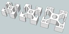 T-slot Extrusion Profiles 3D Printer Model