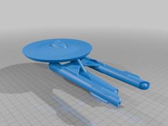 Star Trek TOS Equator Class 3D Printer Model