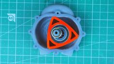 Compressed Air Wankel Engine 3D Printer Model