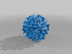 KEPLER STAR DODECAHEDRAL POLYLINK 1 3D Printer Model