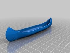 Realistic Model Canoe 3D Printer Model