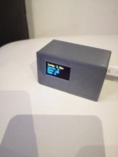 Wireless Weather/Youtube Clock 3D Printer Model