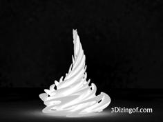 Flames Lamp Shade – By Dizingof 3D Printer Model