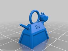 K9 Keychain (From Doctor Who) 3D Printer Model