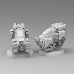 Attack Hover Motorcycle (28mm) 3D Printer Model