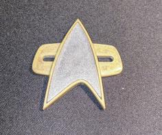 Star Trek VOY / DS9 Badge (2 Piece Design) 3D Printer Model