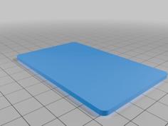 Cellphone Stick On Wallet 3D Printer Model