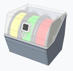 Filament Spool Box/moisture-proof Box/drybox/MMS 3D Printer Model