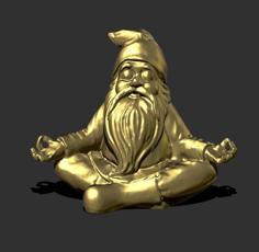 Zen Gnome Without Dove 3D Printer Model