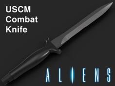 Aliens USCM Combat Knife | Gerber MKII 3D Printer Model