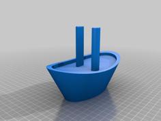 Sail Boat Napkin Holder 3D Printer Model