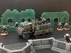 15mm Sci-Fi Space Junker War Truck (baseless Remix) 3D Printer Model