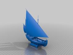 Columbus Caravel Nina (1492) 3D Printer Model