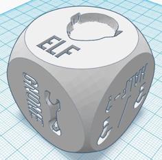 Random Race Die 3D Printer Model