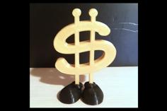 Mr. Dollar Sign 3D Printer Model