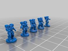 6mm Battle Armour 3D Printer Model