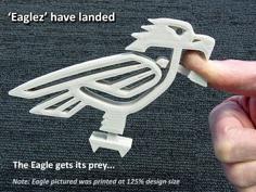 Eaglez… With Moving Beaks That BITE! (No Support Required) 3D Printer Model