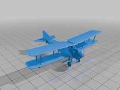 Armstrong Whitworth FK8 (1/144) 3D Printer Model