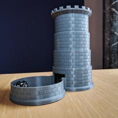 Collapsible Dice Tower 3D Printer Model