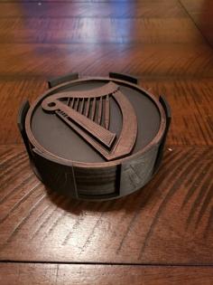 Guinness Coasters And Caddy 3D Printer Model