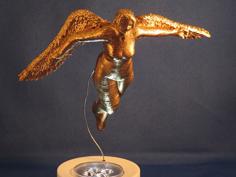 Christmas Flying Angel 3D Printer Model