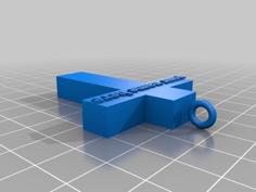 Customizable Cross 3D Printer Model