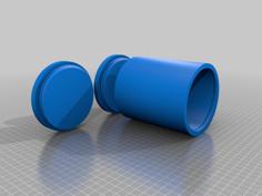 Cylinder Silicone Mold 3D Printer Model