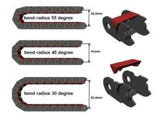 AR Cable Chain Link Opened 3D Printer Model