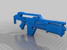 Colonial Marines Pulse Rifle 3D Printer Model