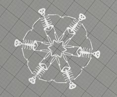 Snowpocalypse Snowflakes 3D Printer Model