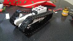 Servo Driven Tracked Rover W/suspensions (Remixed) 3D Printer Model