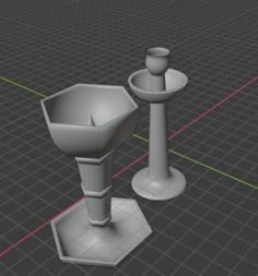 Candlestick II 3D Printer Model