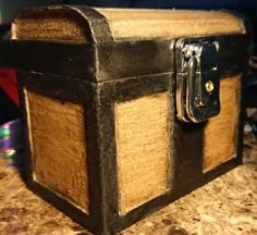 Simple Treasure Chest 3D Printer Model