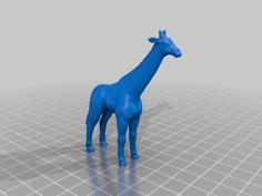 キリン（Giraffe）3Dデータ 3D Printer Model