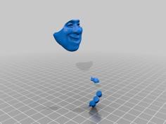 Shrek In Armor (MMU-ready) 3D Printer Model