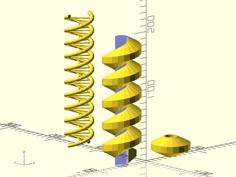 Helix Library For OpenSCAD 3D Printer Model